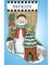 DIY Design Works Woodland Snowman Christmas Counted Cross Stitch Stocking Kit